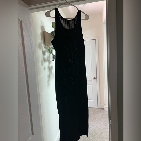 SHEIN Black Ribbed Maxi Dress - Picture 3 of 3